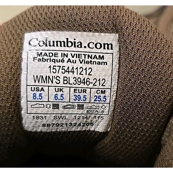 Columbia Redmond Mid Hiking Shoe Women's 8.5 Brown BL3946-212 Waterproof Trail - Picture 4 of 12